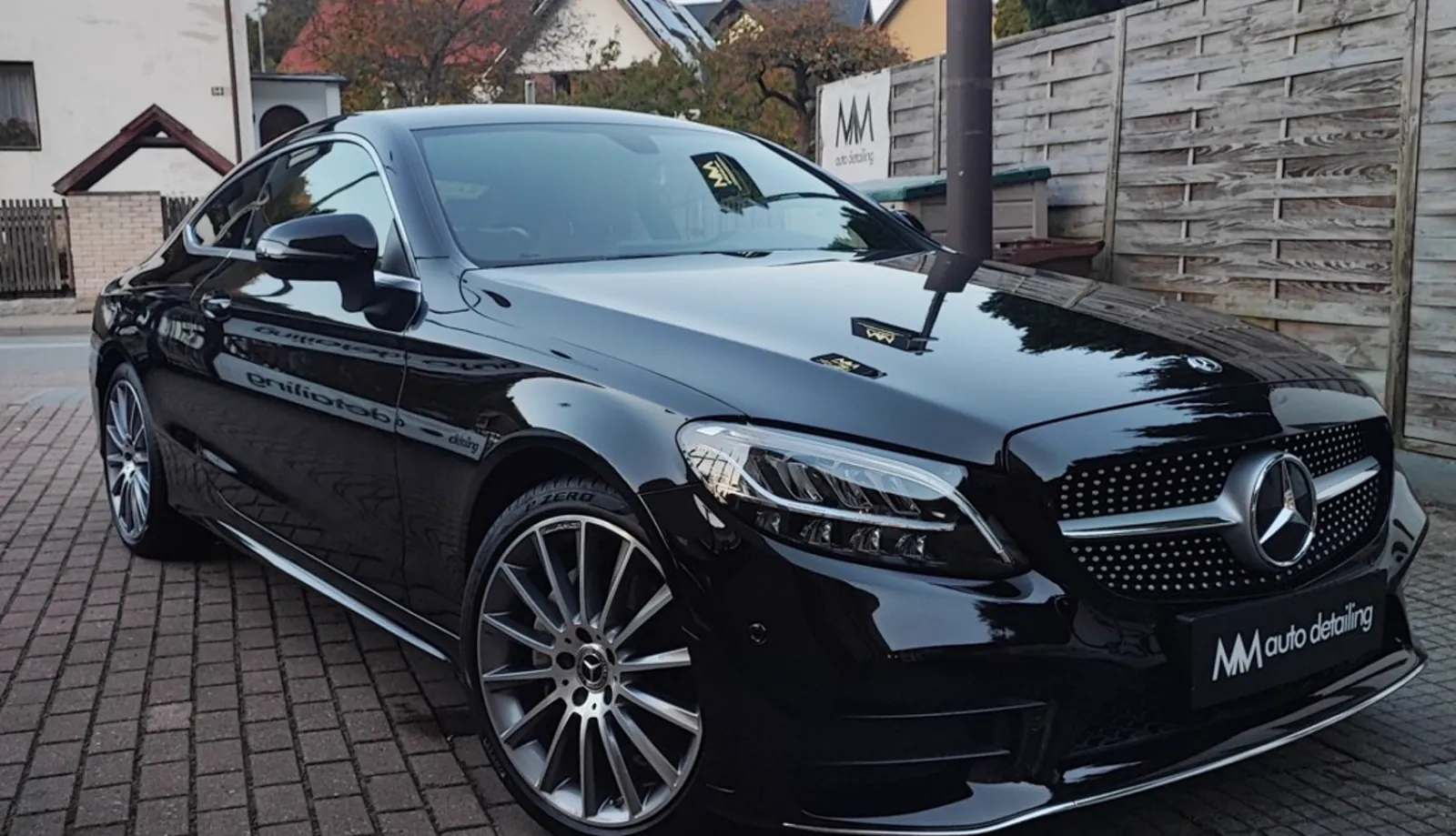 Mercedes C Coupé po korekcie lakieru i aplikacji powłoki ceramicznej
