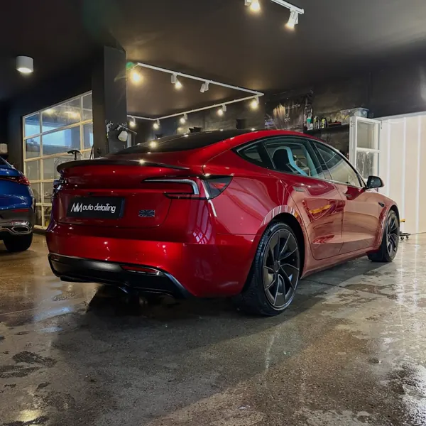 Tesla Model 3 Performance po aplikacji folii ochronnej PPF (3)